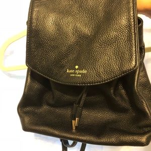 Kate Spade mini leather backpack